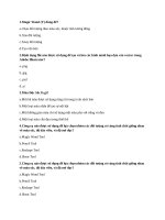 Đề cương trắc nghiệm Ôn tập ĐỒ HỌA