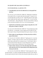 ÔN TẬP KIẾN THỨC HỌC PHẦN LUẬT HÌNH SỰ 1