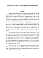 Giáo dục học - phân tích các yếu tố của quá trình giáo dục tiểu học