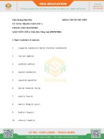 B01   tiếng anh (thầy Đức)   từ vựng + bài tập