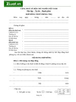 Mẫu hợp Đồng cho thuê trọ chuẩn pháp lý