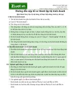 Hồ sơ thành lập hộ kinh doanh kèm hướng dẫn