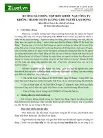 Hướng dẫn khiếu nại công ty không trả lương