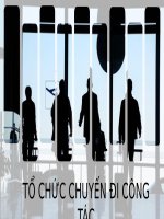 Bài giảng - TỔ CHỨC CHUYẾN ĐI CÔNG TÁC
