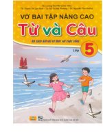 Vở bài tập nâng cao từ và câu lớp 5