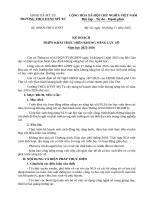 Kế hoạch thực hiện khung năng lực số trường THCS