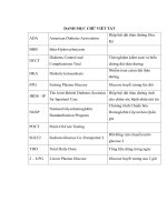 Cập nhật chẩn đoán và điều trị nhiễm toan ceton trong đái tháo đường