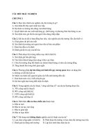 Câu hỏi trắc nghiệm kttc