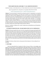 NCKH - TỔNG HỢP ETHANOL SINH HỌC VÀ XÁC ĐỊNH THÀNH PHẦN