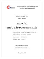 IUH - BCTT MARKETING - CÔNG TY TNHH TT SOLUTION