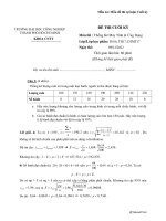 IUH - Giải Đề minh họa - Đề thi CK - Thống Kê Máy Tính & Ứng Dụng