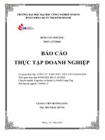 IUH - BCTT Logistics - Công ty TNHH MTV Tiếp vận Gemadept