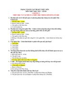 TRỌNG TÂM ÔN TẬP THI KẾT THÚC MÔN - MÔN TRIẾT HỌC MÁC - LÊNIN