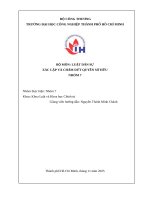 IUH - LUẬT DÂN SỰ - XÁC LẬP VÀ CHẤM DỨT QUYỀN SỞ HỮU