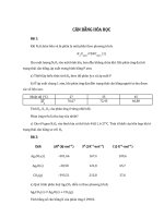 Cân bằng hóa học