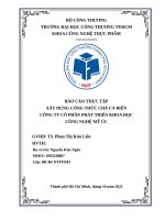 DCT - BCTT - XÂY DỰNG CÔNG THỨC CHẢ CÁ BIỂN CÔNG TY CỔ PHẦN PHÁT TRIỂN KHOA HỌC CÔNG NGHỆ MỸ ÚC