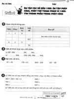 Fg phiếu bài tập cuối tuần môn toán lớp 3 kết nối tri thức phiên bản năm 2024