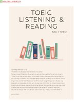 TOEIC - Giáo trình Toeic Foundation