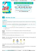 [Ngọc huyền lb bon 10 2026] step 1 theme 11  hoán vị, chỉnh hợp, tổ hợp (handout)