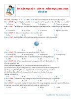 Bộ Đề cki   lớp 10   Đề 1