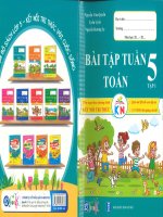 Bài tập tuần toán 5 tập 1 kết nối năm 2025