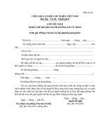 Mẫu 04  giấy nhận tiền cho người Đã mất