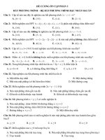 Đề cương Ôn tập toán lớp 10 phần 3