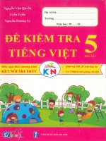 Đề kiểm tra tiếng việt lớp 5 học kì 1 kết nối tri thức bản 10 2025