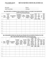 Phiếu thu thập 29 10 2025