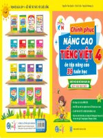 Chinh phục nâng cao tiếng việt lớp 4 Ôn tập nâng cao 35 tuần học kết nối tri thức