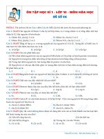 Bộ Đề cki   lớp 10   Đề 6