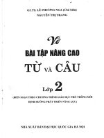 Fg vở bài tập nâng cao từ và câu lớp 2 biên soạn theo chương trình gdpt mới Định hướng phát triển năng lực dùng chung cho cả 3 bộ sách