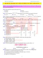 (Tờ hki form mới) bộ 5 Đề ôn thi học kỳ 1 form mới Đề