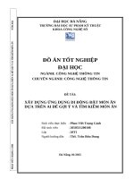 Xây dựng Ứng dụng di Động Đặt món Ăn dựa trên ai Để gợi Ý và tìm kiếm món Ăn