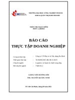 IUH - BCTT Logistics và Quản lý chuỗi cung ứng - Công ty CP Đầu tư và Xây dựng Ba Đình