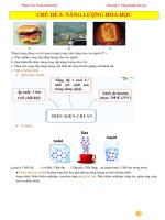 (Tờ 01) chủ Đề 5 năng lượng hóa học Đề