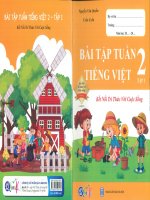 Bài tập tuần tiếng việt lớp 2 tập 1 kết nối tri thức bản màu 2024