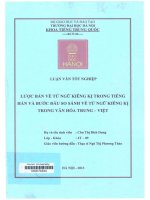 000074344 LƯỢC BÀN VỀ TỪ NGỮ KIÊNG KỊ TRONG TIẾNG HÁN VÀ BƯỚC ĐẦU SO SÁNH VỀ TỪ NGỮ KIÊNG KỊ TRONG VĂN HÓA TRUNG – VIỆT