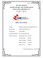 IUH - BÁO CÁO CUỐI KÌ - ỨNG DỤNG MÁY TÍNH TRONG THIẾT KẾ VÀ MÔ PHỎNG ĐỘNG CƠ