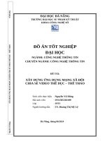 Xây dựng Ứng dụng mạng xã hội chia sẻ video thể dục  thể thao