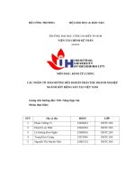 IUH - CÁC NHÂN TỐ ẢNH HƯỞNG ĐẾN KHOẢN PHẢI THU DOANH NGHIỆP NGÀNH BẤT ĐỘNG SẢN TẠI VIỆT NAM