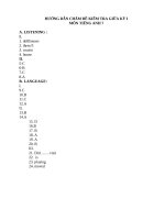 Đáp Án   kiem tra giua ki 1 ta7  2025 (1)