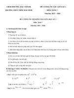 De cuong môn toán 7 nam 25   26  tmn