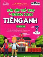 Bài tập bổ trợ và nâng cao tiếng anh lớp 7 tập 2 bản có Đáp Án global