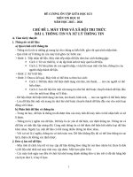 Tóm tắt lý thuyết bài 1 6 tin 10 giưa hk1