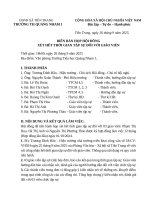 Biên bản xét hết tập sự giáo viên