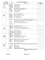 Ppct tuần 4 lớp 2c