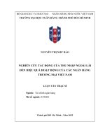 Luận Văn Nghiên Cứu Tác Động Của Thu Nhập Ngoài Lãi Đến Hiệu Quả Hoạt Động Của Các Ngân Hàng Thương Mại Việt Nam.pdf