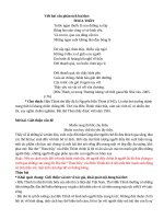 Phân tích thơ thưa thầy  hữu thỉnh