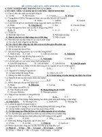 Đề cương chính thức giữa kỳ i   Đa